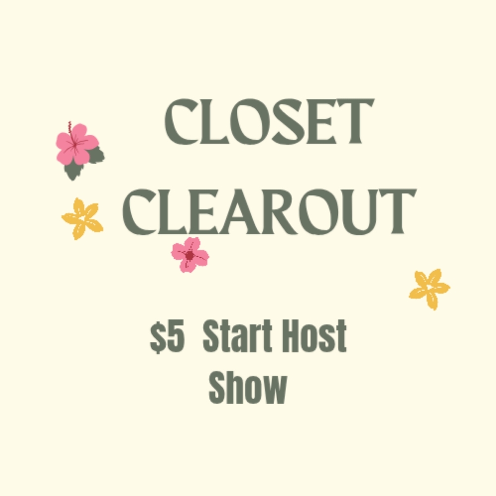 Host Closet Clearout.. Shop The Tray